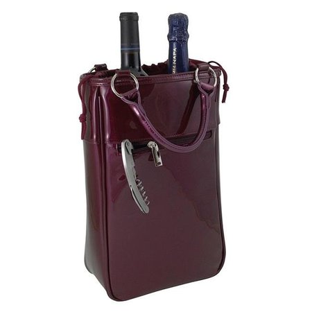 PICNIC GIFT Picnic Gift 3033-PP Harmony -Candy Insulated Two Bottle Wine Tote; Purple 3033-PP